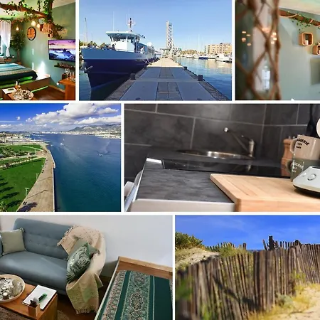 Apartment Le Patio H24,cosy,port,plage,wifi,netflix *